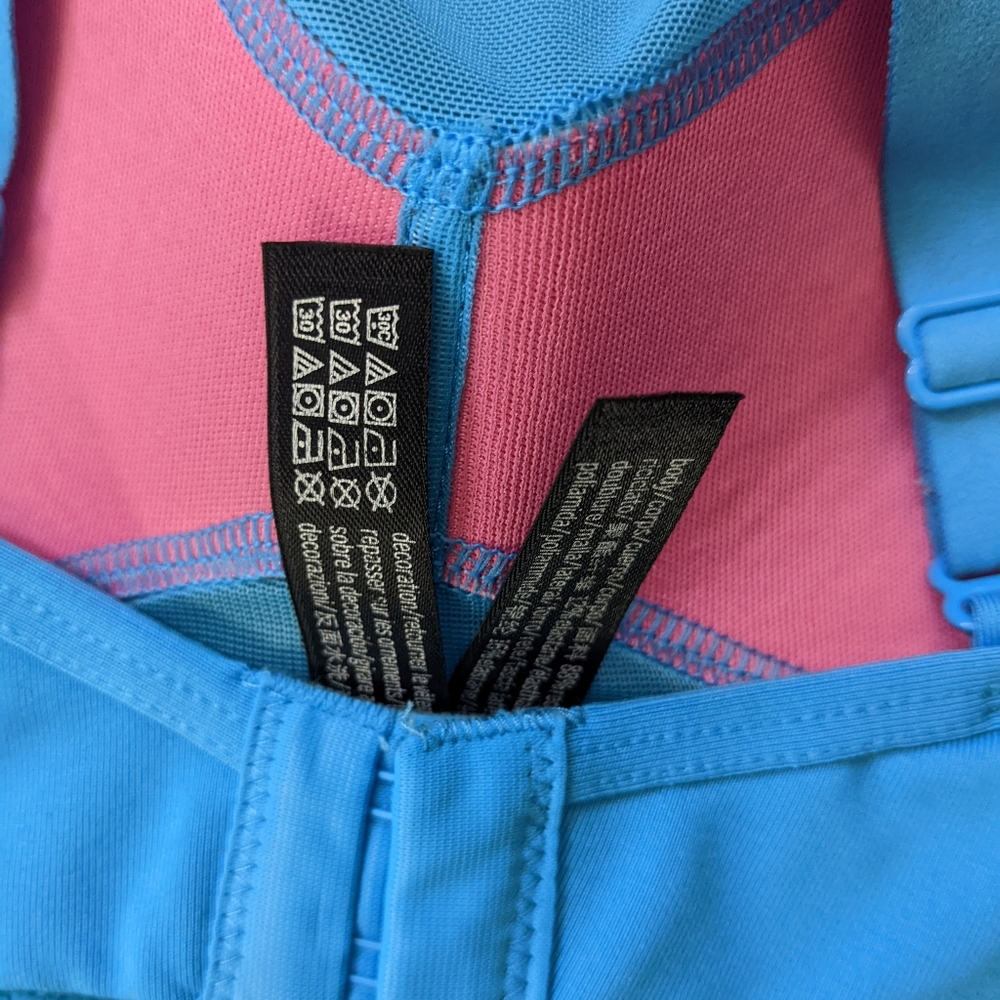 Victoria's Secret sport bra high impact support blue running S - Picture 3 of 6